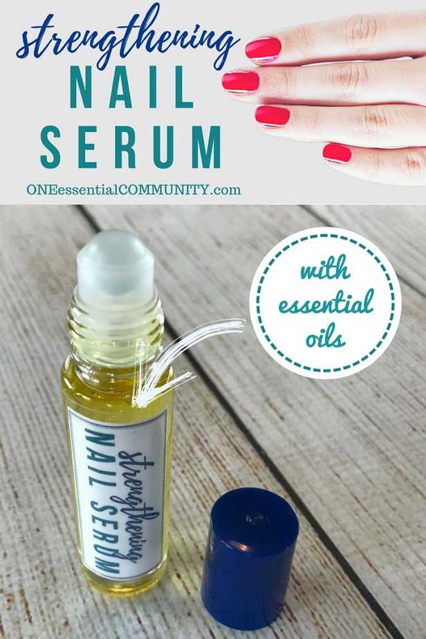 Strengthening Essential Oil Nail Serum for Weak, Dry, Brittle