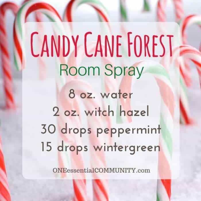 The 25+ BEST Christmas Holiday room spray recipes {made with essential oils}... Holiday Treats, Candy Cane Forest, Peace on Earth, Christmas Cheer, and more #essentialoils #essentialoilrecipes #essentialoilsprays #DIYroomsprays #Christmasroomsprays #essentialoilsforChristmas #homemadeChristmas #easyDIY