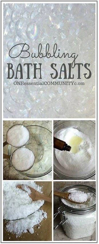 Do you love bath salts AND a good, old fashioned bubble bath? Well, now you don’t have to choose. Bubbling Bath Salts is BOTH a detox Epsom salt bath AND a bubble bath. Sounds pretty much perfect right about now!! customize it just how you want it-- includes 19 ideas of essential oil blends to use in these bubbling bath salts