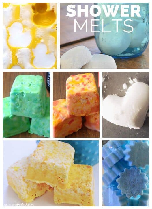 Essential oil shower steamers and melts-- No time for baths, but love the aromatherapy benefits of bath bombs? Try shower melts! 15+ ideas for essential oil blends to use in shower steamers (1) to wake up & feel energized, (2) to calm and relax, (3) to uplift and (4) to support clear breathing.