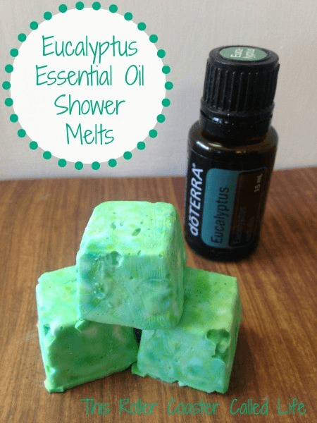 Essential oil shower steamers and melts-- No time for baths, but love the aromatherapy benefits of bath bombs? Try shower melts! 15+ ideas for essential oil blends to use in shower steamers (1) to wake up &amp; feel energized, (2) to calm and relax, (3) to uplift and (4) to support clear breathing.