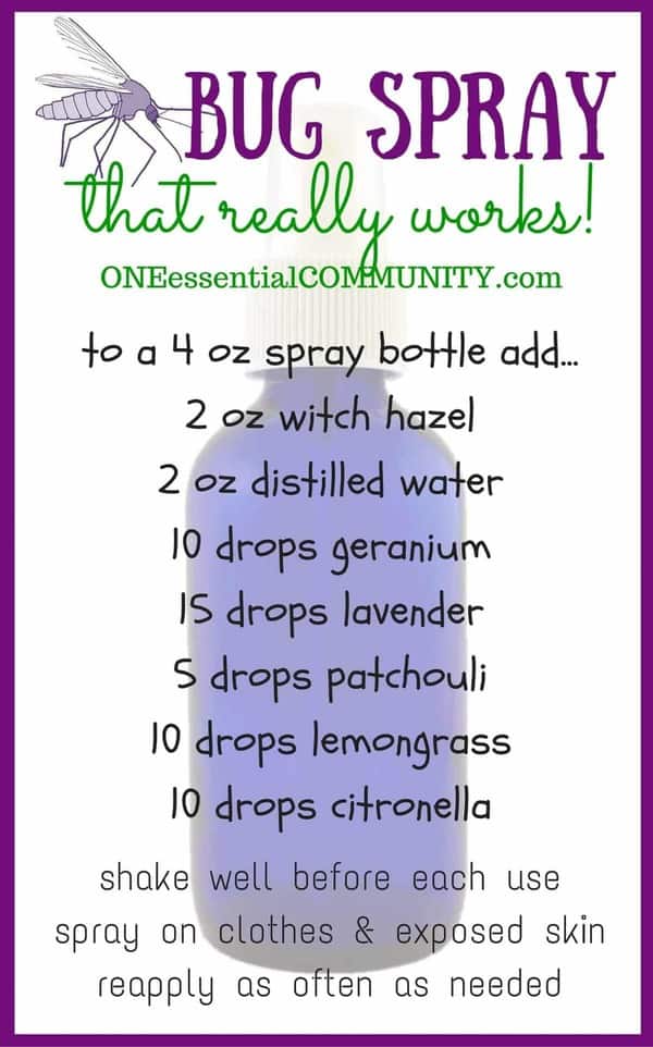 DIY kid-safe bug spray that really works! great for mosquitoes, flies, gnats, and ticks. Homemade, natural, and made with essential oils.