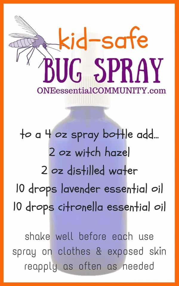 Are you ready? Warmer weather is coming and so are the BUGS! click for 10 more kid-safe bug spray recipes & FREE PRINTABLE of recipes, tips, and how-tos.