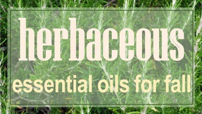 herbaceous essential oils for fall