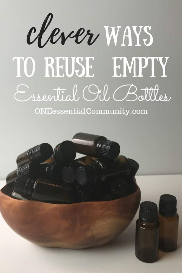 30 essential oil uses for empty (or almost empty) bottles! So many great essential oil recipes including hand sanitizer, pillow spray, diffuser blends, owie spray, personal inhalers,