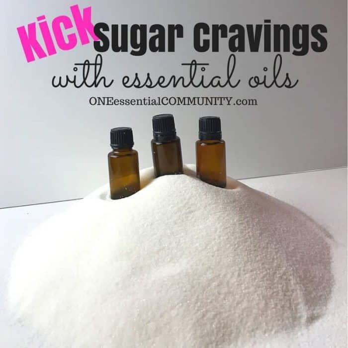 kick sugar cravings with essential oils - best essential oils, diffuser blends, roller bottle recipes, and inhalers to curb cravings, stop binging, and feel satiated
