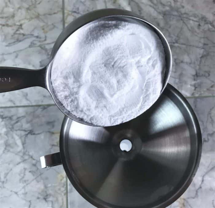 DIY Soft Scrub Recipe with Essential Oils - Great for cutting through soap scum, erasing stains, restoring shine to sinks, disinfecting ...