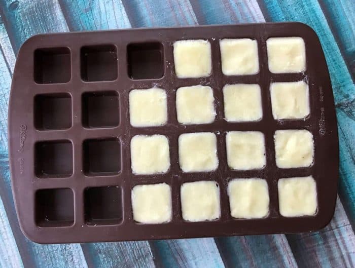 These DIY bath melts are loaded with decadent butters and good-for-your-skin essential oils. Plus they smell amazing! click for the recipe and step-by-step instructions to make these super moisturizing, skin softening, and great-smelling bath melts.