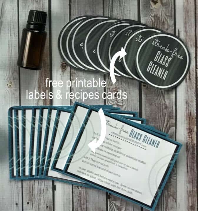 Best DIY Streak-Free Window & Mirror Cleaner {with essential oil} -- natural & it really works!! no spots, no streaks, my glass & mirrors got super shiny and sparkly! best essential oil glass cleaner recipe ever!