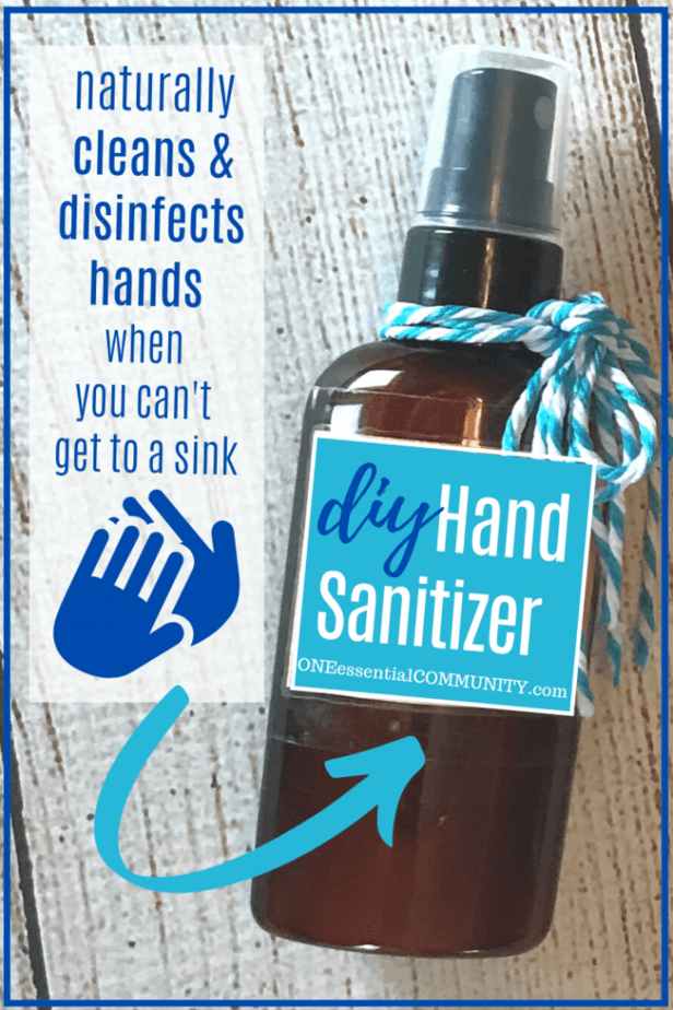 homemade hand sanitizer