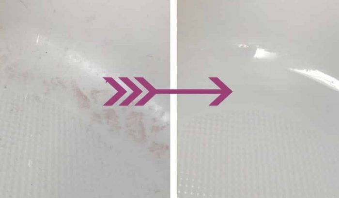 DIY Soft Scrub Recipe with Essential Oils - Great for cutting through soap scum, erasing stains, restoring shine to sinks, disinfecting ...