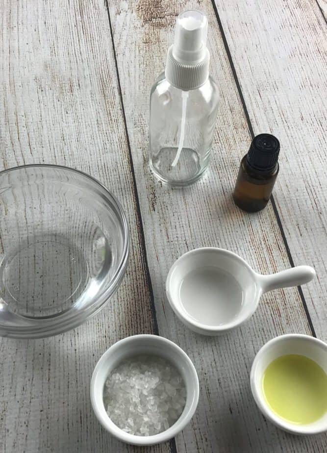 all natural DIY recipe with essential oils for perfectly imperfect soft, textured beachy waves with added volume and fullness