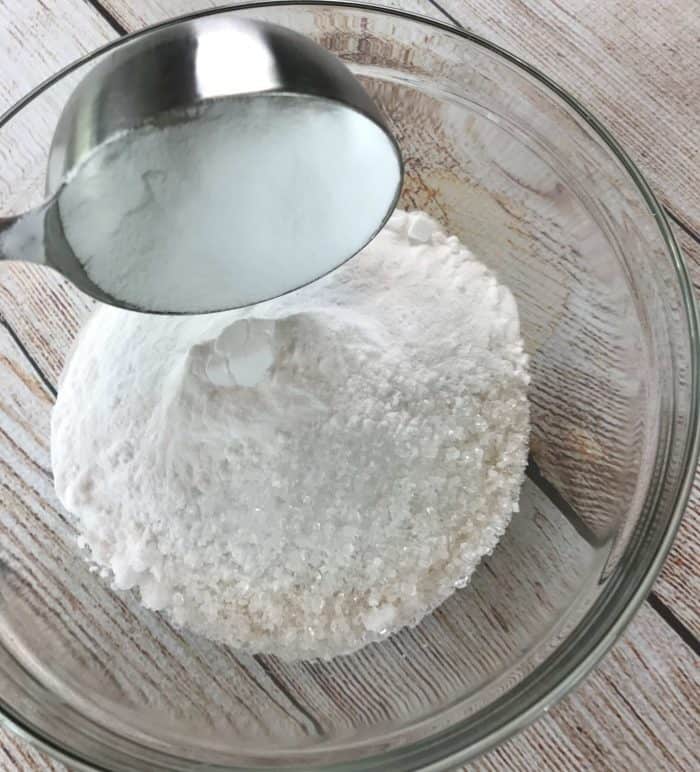 This homemade foot scrub has extra "oomph" to get dry, cracked heels and tough soles sandal ready. And it smells amazing!! made with lemongrass, chamomile, and lavender essential oils.