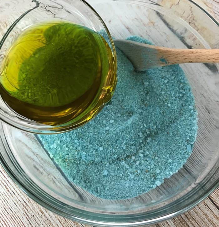 This homemade foot scrub has extra "oomph" to get dry, cracked heels and tough soles sandal ready. And it smells amazing!! made with lemongrass, chamomile, and lavender essential oils.