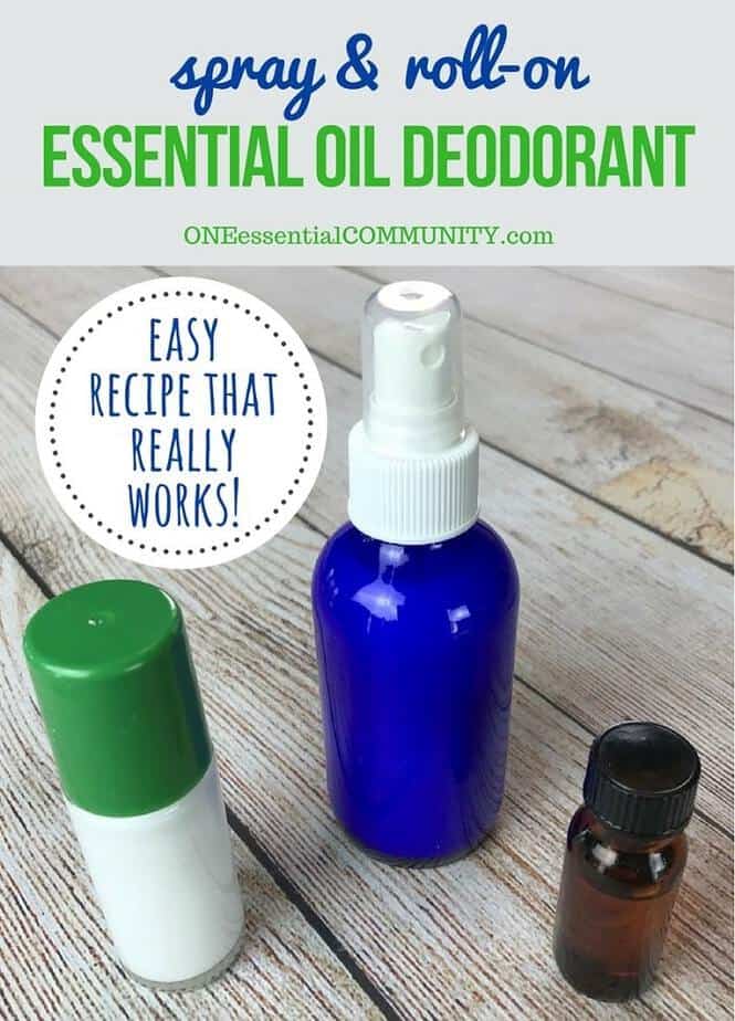 Natural essential oil deodorant recipe that REALLY WORKS. Cheap and easy to make with just 2 ingredients. Plus best essential oils for deodorants and 15 essential oil deodorant blends. #essentialoilrecipes #naturalDIY #essentialoilDIY, doTERRA, Young Living, DIY natural deodorant