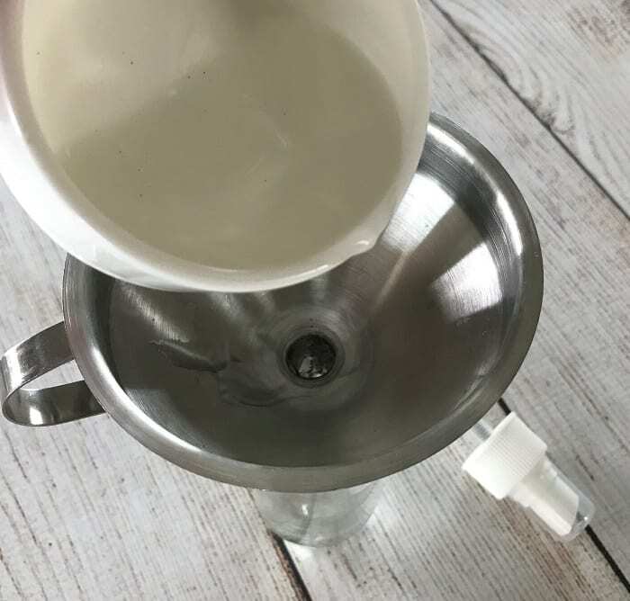 DIY "Before You Go" Poo-Pourri No. 2 Toilet Spray -- natural, cheap, and easy to make, but best of all - it really works! Give the toilet bowl a few quick sprays before you go and the odors will be trapped discreetly inside the toilet bowl and flushed away.  Simple to make with only 2 ingredients plus essential oils. 8 scents - floral to citrus, warm fall scents and holiday aromas. #essentialoils #essentialoilrecipes #homemadepoopourri #essentialoilsprays #DIYpoopourri #easyDIY