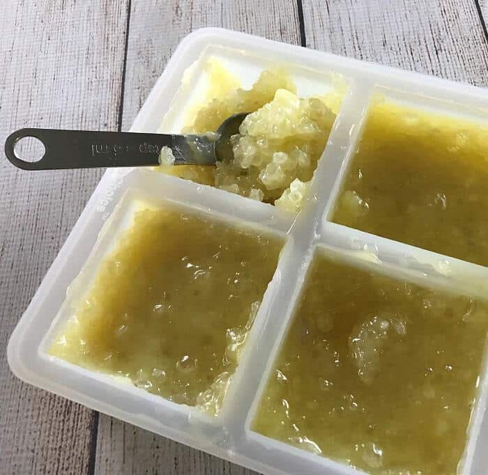 making sure that all rock salt in coated in butter and essential oil mixture