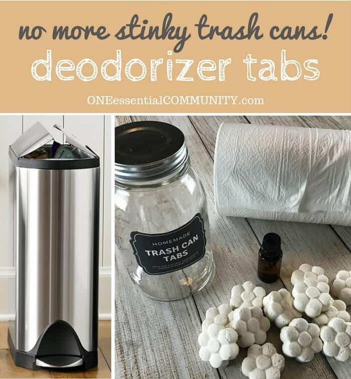 Trash Can Deodorizer Tabs One Essential Community Freshen And Eliminate Trash Can Odors Naturally With These Easy To Make Homemade Essential