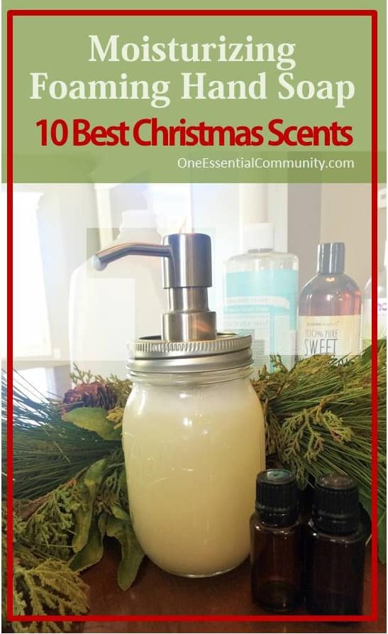 Moisturizing Foaming Hand Soap in 10 Christmas Scents - One Essential