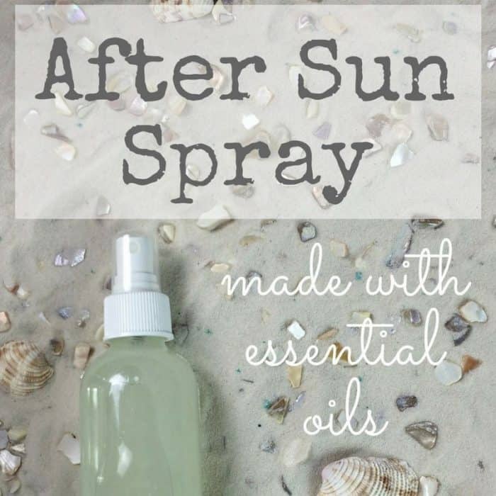 after sun spray made with essential oils