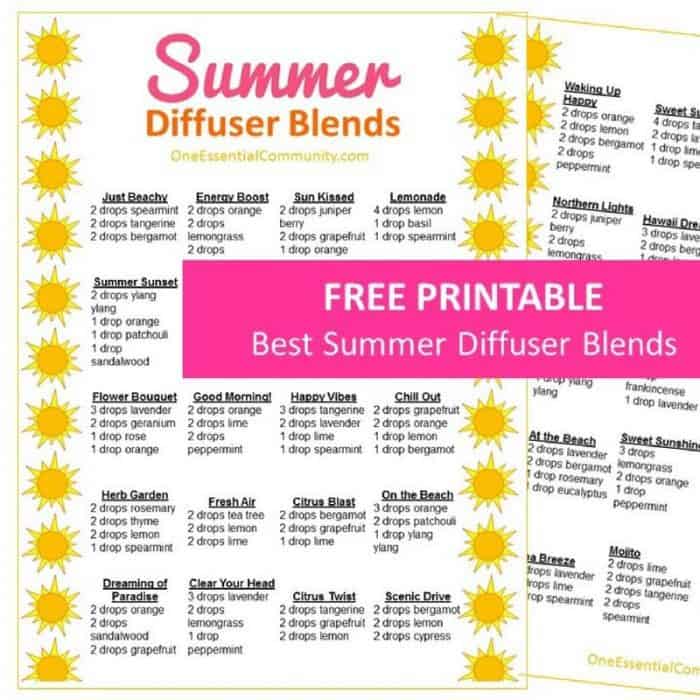 Essential Oil Recipes for Summer - One Essential Community