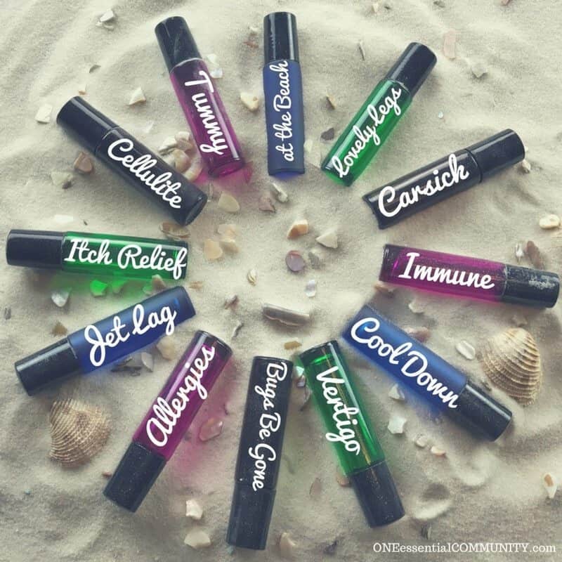 21 Summer Essential Oil Roller Bottle Blends One Essential Community