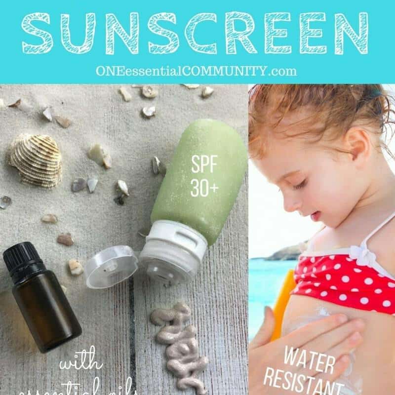 Homemade Sunscreen with Essential Oils One Essential Community