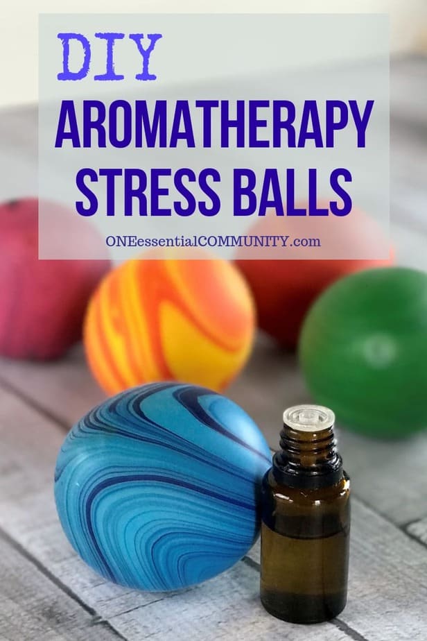 stress ball + essential oils = aromatherapy stress ball -- Easy step-by-step instructions, recipes for 10 calming essential oil blends to use in your homemade aromatherapy stress balls, and ideas to turn them stress balls into great gifts for teachers, busy moms, coaches, kids, and teens. Essential oil gifts, essential oil recipes, essential oil stress relief, essential oils for anxiety, doTERRA, Young Living, DIY stress balls, easy homemade gifts, easy DIY