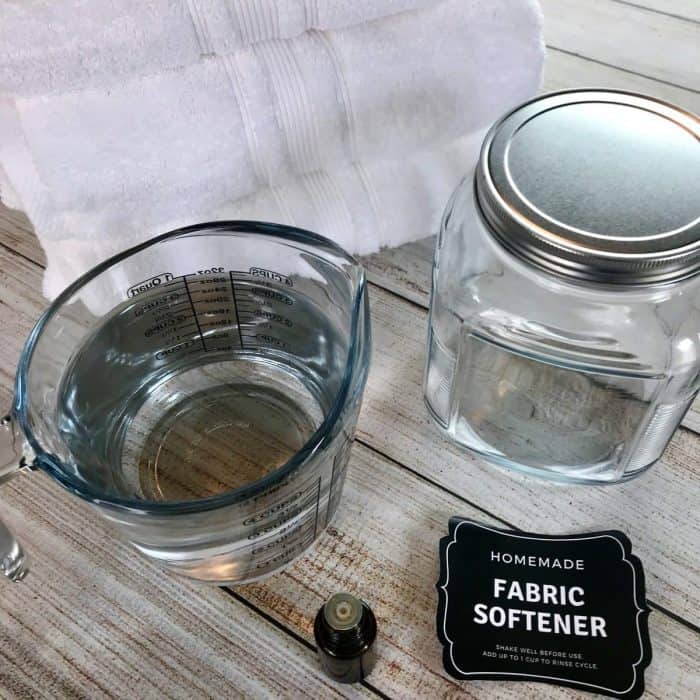 Homemade Fabric Softener Made With Essential Oils One Essential