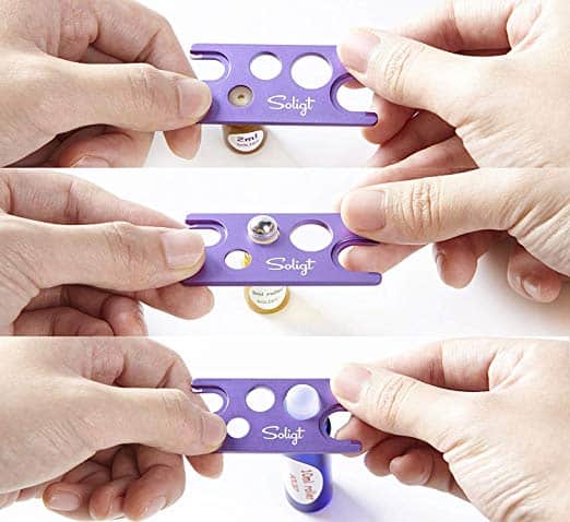 roller bottle tool - helps put rollerball securely on bottle, also helps remove rollerball