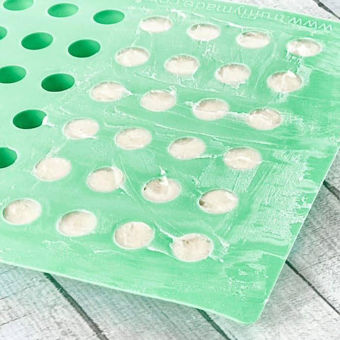 cough drops in silicone candy mold