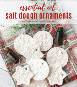 Essential oil salt dough ornaments title image