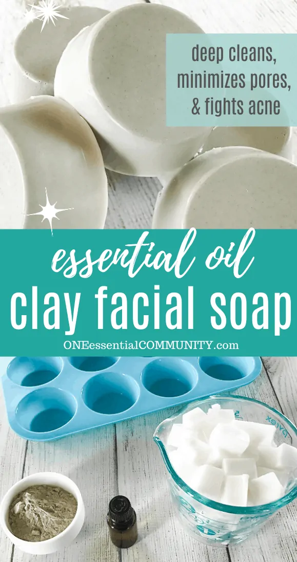 essential oil clay facial soap bars deep cleans minimizes pores fights acne soap bars and ingredients and supplies